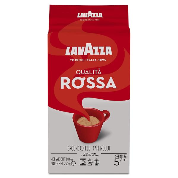 Lavazza Qualita Rossa - Caffe Ground Espresso  8.8...