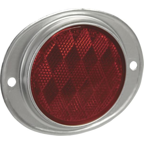 【並行輸入品】 ブレザー楕円形アルミReflector Pack of 1 レッド B888R Bl...