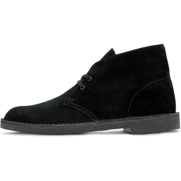 [クラークス] Clarks Bushacre 2 メンズ ブラック スウェード チャッカ [並行輸...