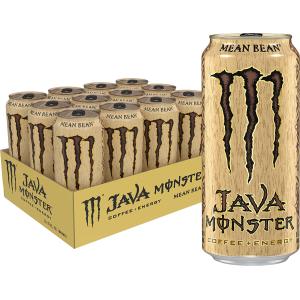 Monster Energy Java Monster Mean Bean  Coffee + Energy Drink  15 Ounce (Pac｜dep-good-choice