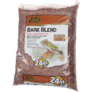 【並行輸入品】 Zilla Reptile Terrarium Bedding Substrate Bark Blend 24-Quart by Z