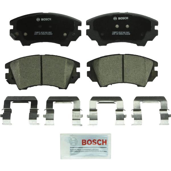 Bosch BC1404 QuietCast プレミアムセラミックディスクブレーキパッドセット ビュ...