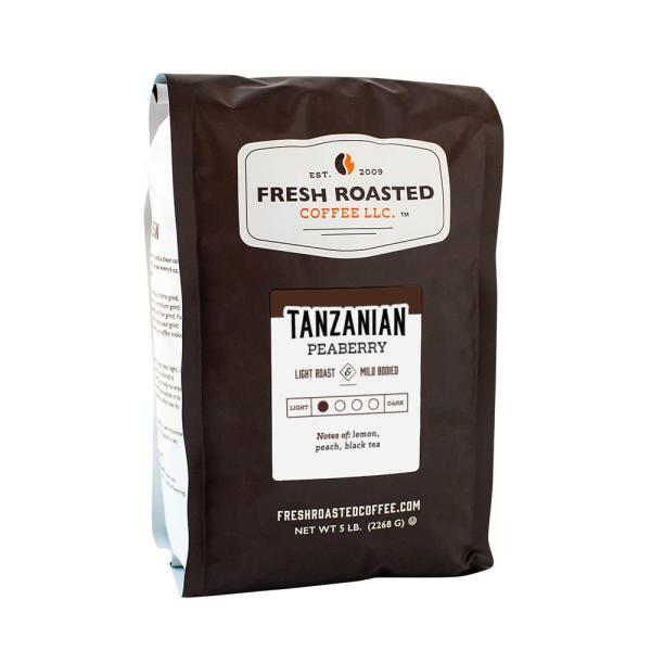 【並行輸入品】 Fresh Roasted Coffee  Tanzanian Peaberry  ...