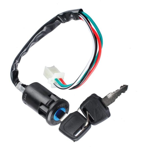 【並行輸入品】 Poweka 4 Wires Ignition Switch with Key fo...