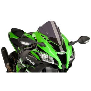 【並行輸入品】 Puig 8912F RACING SCREEN DARK SMOKE Kawasa...