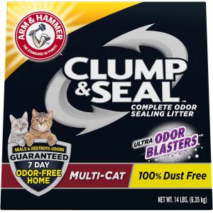 Arm & Hammer Multi-Cat Clump & Seal Clumping Litter  14-Pound by Arm & Hammer　並行輸入品｜dep-good-choice