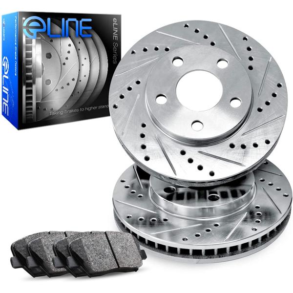 【並行輸入品】 R1 Concepts Front Brakes and Rotors Kit |F...