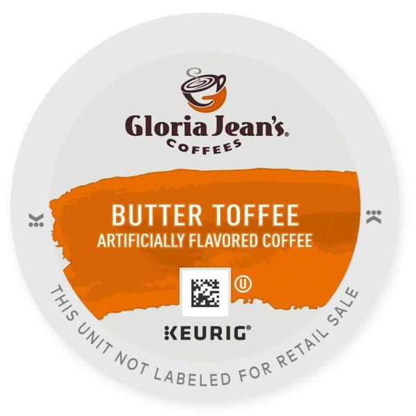 Gloria Jean &apos;s Butter Toffee   Keurig k-cups　並行輸入品