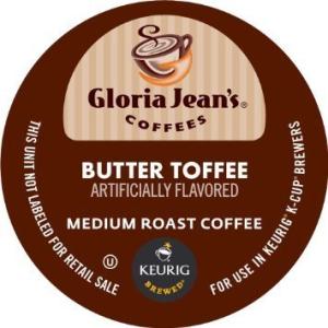 Gloria Jean &apos;s Butter Toffee   Keurig k-cups　並行輸入品