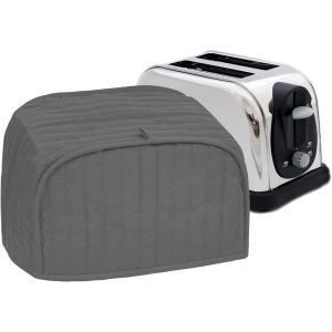 (Two Slice Toaster Cover  Graphite) - RITZ Polyester/Cotton Quilted Two Slice Toaster Appliance Cover  Dust and Fingerprint Protection  Machine Was｜dep-good-choice
