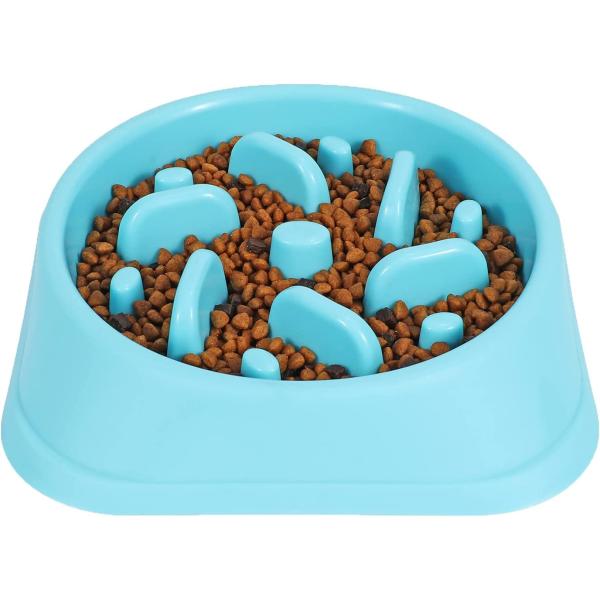 【並行輸入品】 JASGOOD Dog Feeder Slow Eating Pet Bowl Ec...