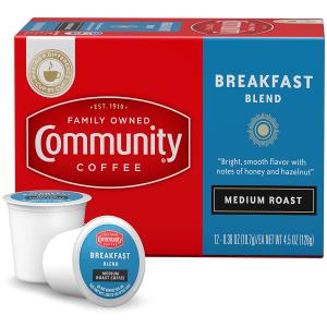 Community Coffee Breakfast Blend Coffee K-Cup Pods  12 ct　並行輸入品｜dep-good-choice