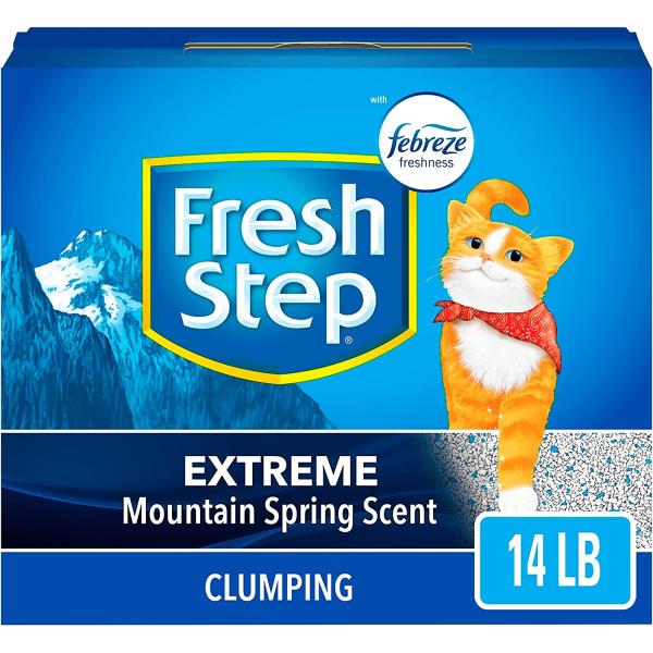Fresh Step Clumping Cat Litter  Extreme Odor Contr...