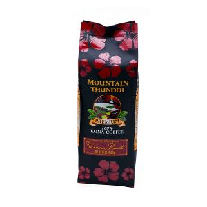 100% Kona Premium Coffee - 1 Pound Premium Gourmet Vienna Roast Whole Bean by Mountain Thunder Coffee Plantation　並行輸入品｜dep-good-choice