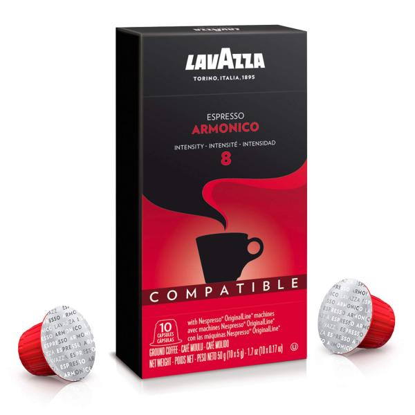 Lavazza Armonico Dark Roast Coffee Capsules Compat...