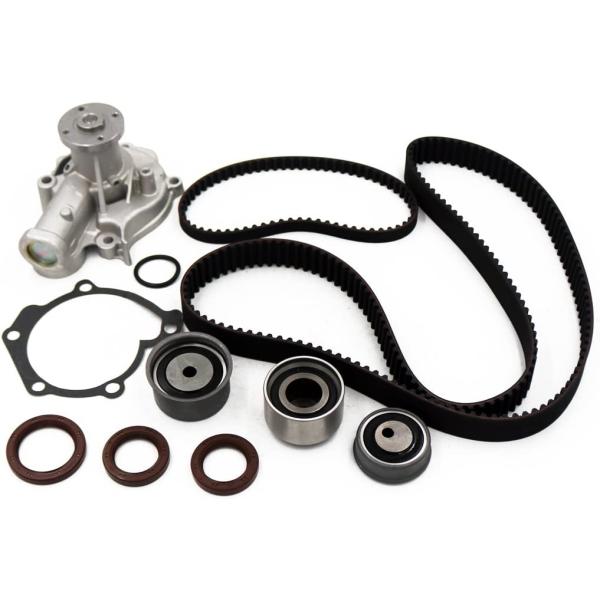 【並行輸入品】 Timing Belt Kit Water Pump w/Tensioner Fit...