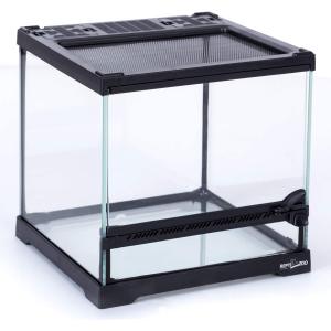【並行輸入品】 REPTIZOO Mini Reptile Glass Terrarium Tank 8inchx8inchx8inch Front