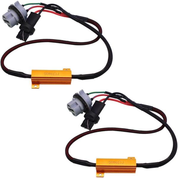 【並行輸入品】 HUIQIAODS 7440 T20 50W 6Ohm LED Light Load...