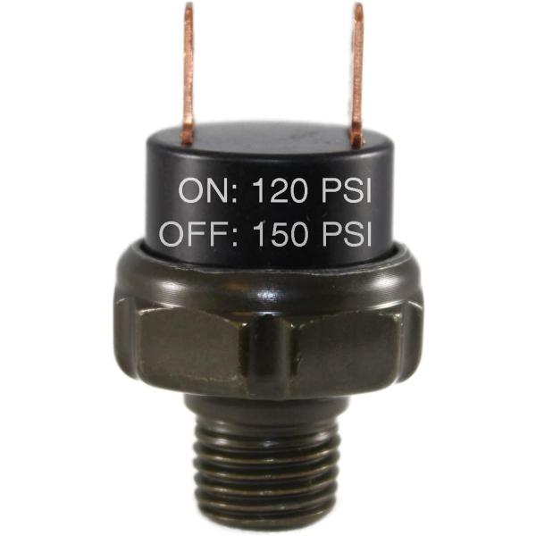【並行輸入品】 CompStudio 空気圧スイッチ タンクマウントタイプ ねじ 1/4インチ NP...