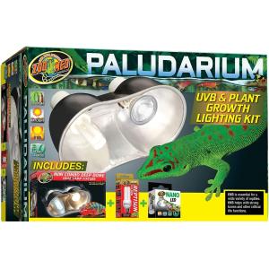【並行輸入品】 Zoo Med Paludarium Uvb + Plant Growth Light Kit　
