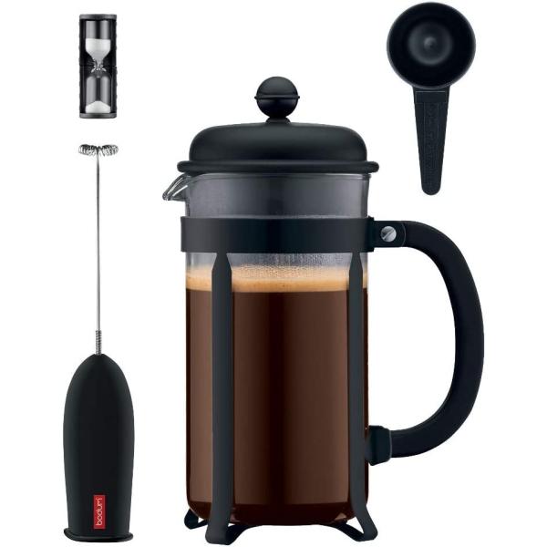 Bodum Java 4pc Coffee Set - Black　並行輸入品