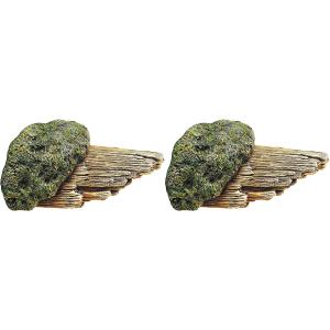 【並行輸入品】 Zilla Broken Branch Reptile Decor 1 Count - Pack of 2　