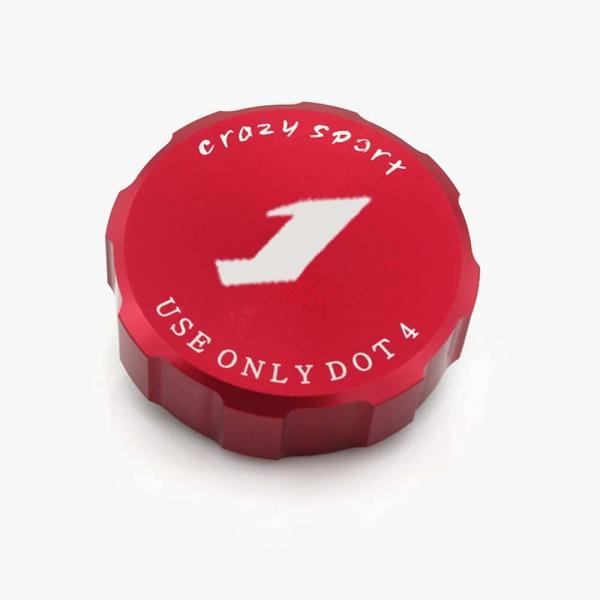 【並行輸入品】 Crazy sport フロントブレーキマスターシリンダー液体リザーバーカバーキャッ...