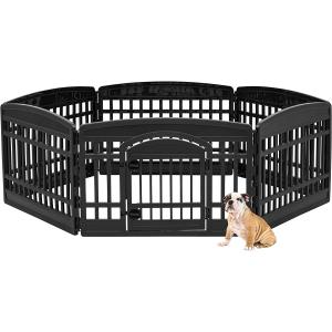 【並行輸入品】 IRIS USA Inc. CI-606E。 ブラック 犬 inchL x 60.75inchW x 23.75inchH　