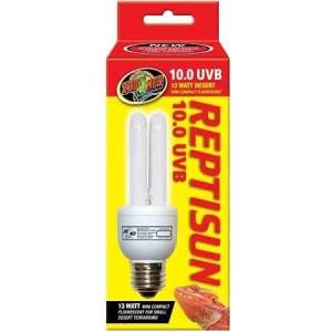 【並行輸入品】 Zoo Med ReptiSun 10.0 UVB Mini Compact Flourescent Replacement Bulb