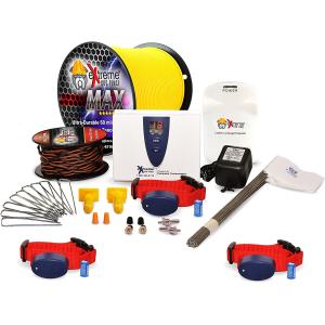 【並行輸入品】 Extreme Dog Fence Max Grade Electric Dog Fence - 3 Dog Kit - 2000 F