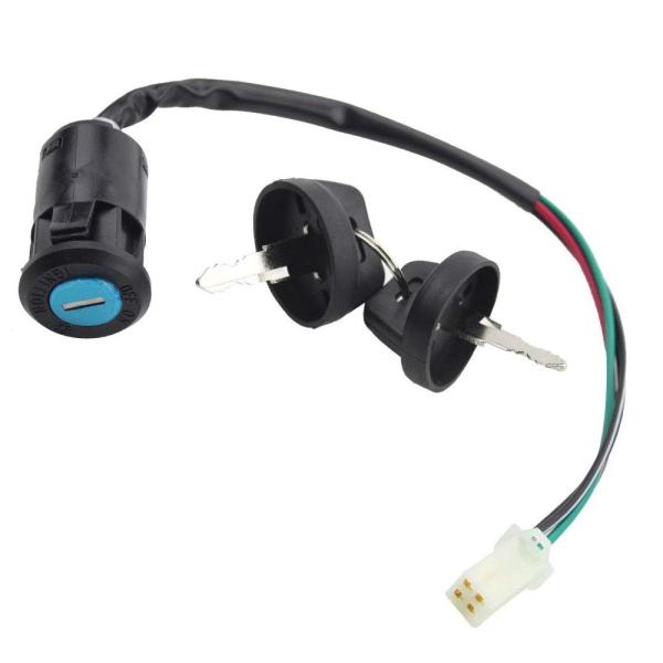 【並行輸入品】 4ワイヤ点火スイッチキーセット キャップ付き 50cc 70cc 90cc 110c...