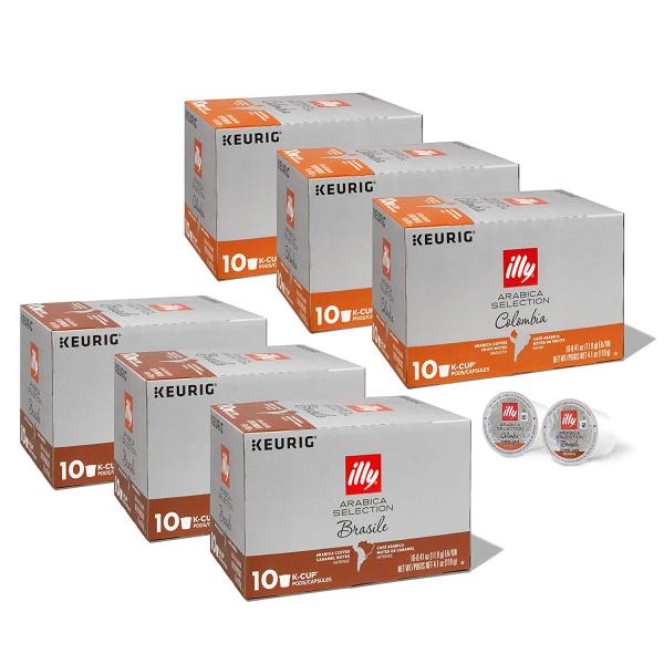 illy Arabica Selections Variety Pack - Brasile and...