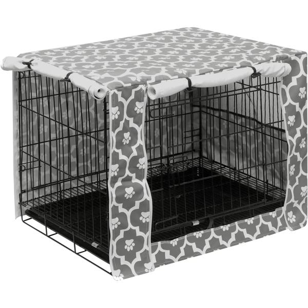 【並行輸入品】 Dog Crate Cover for Wire Crates  Heavy Nyl...