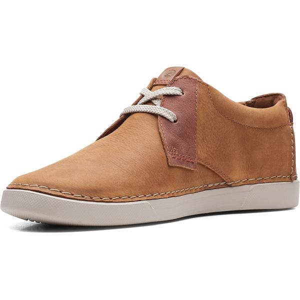 Clarks Gereld Low Sneaker  Tan Leather  13 Medium　...