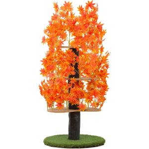【並行輸入品】 On2 Pets Cat Tree with Leaves Made in USA Cat House & Cat Activity
