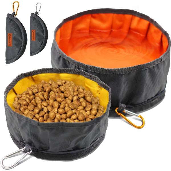 【並行輸入品】 LumoLeaf Collapsible Dog Travel Bowl  2 Pa...