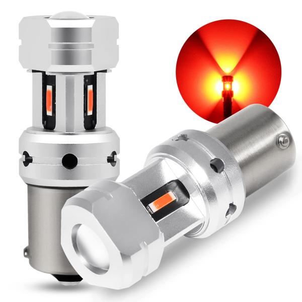 【並行輸入品】 PHINLION 1156 LED Red Brake Light Bulb Sup...