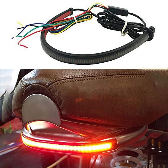 【並行輸入品】 ウインカーライト   TOTMOX オートバイ LED テール ブレーキ ストリップ...