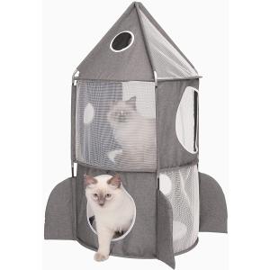 Catit Vesper Rocket Cat Tower  Grey  42002   Blue　...