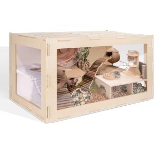 【並行輸入品】 Niteangel Bigger World - MDF Aspen Terrarium (30 x 15 x 17.7 inches