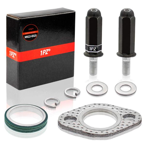 【並行輸入品】 1PZ MG2 EG5 プレミアム排気ボルトとガスケット GY6 50 cc 70c...
