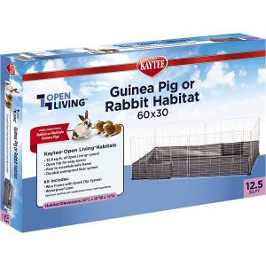 【並行輸入品】 Kaytee Open Living Pet Guinea Pig or Rabbit Habitat 60inch x 30inc