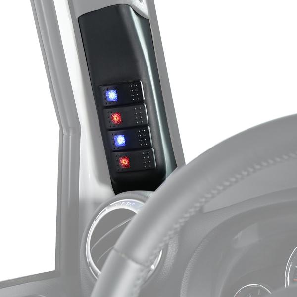 【並行輸入品】 u-Box 左サイド A-Pillar LEDスイッチポッドパネル 07-10 Je...