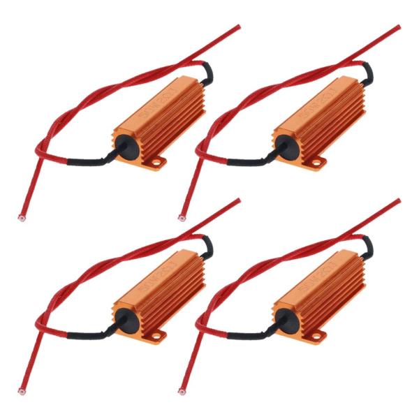 【並行輸入品】 Fielect 4Pcs 50W 2 Ohm LED Load Resistors ...