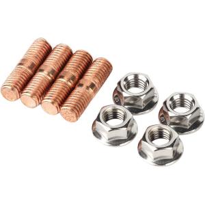 【並行輸入品】 Qiilu M10x1.50スレッドT3 T4 T6 高強度ターボスタッドキット フ...