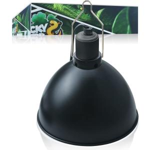 【並行輸入品】 LUCKY HERP Aluminum 8.1inch Dome Reptile Light Fixture Reptile Hea