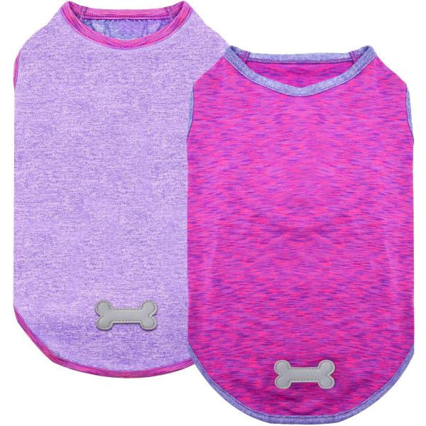 【並行輸入品】 KYEESE 2 Pack Dog Shirts Quick Dry Soft St...