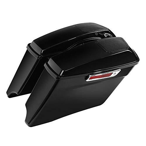 【並行輸入品】 Green L 4インチ 拡張ハードサドルバッグ 6x9インチ スピーカー蓋付き ハ...