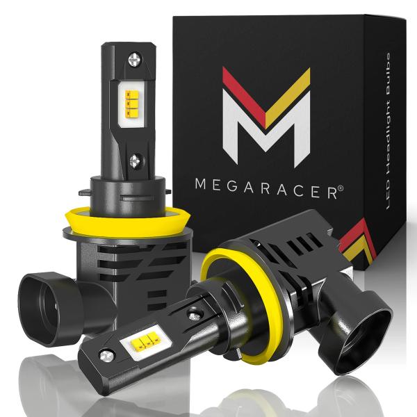 【並行輸入品】 Mega Racer Wireless H11/H8/H9/H16 LED Head...