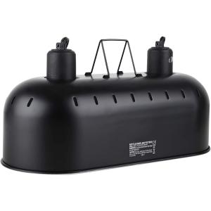 【並行輸入品】 DXOPHIEX 15inch Dual Reptile Light Fixture Max 150W Dual Reptile H